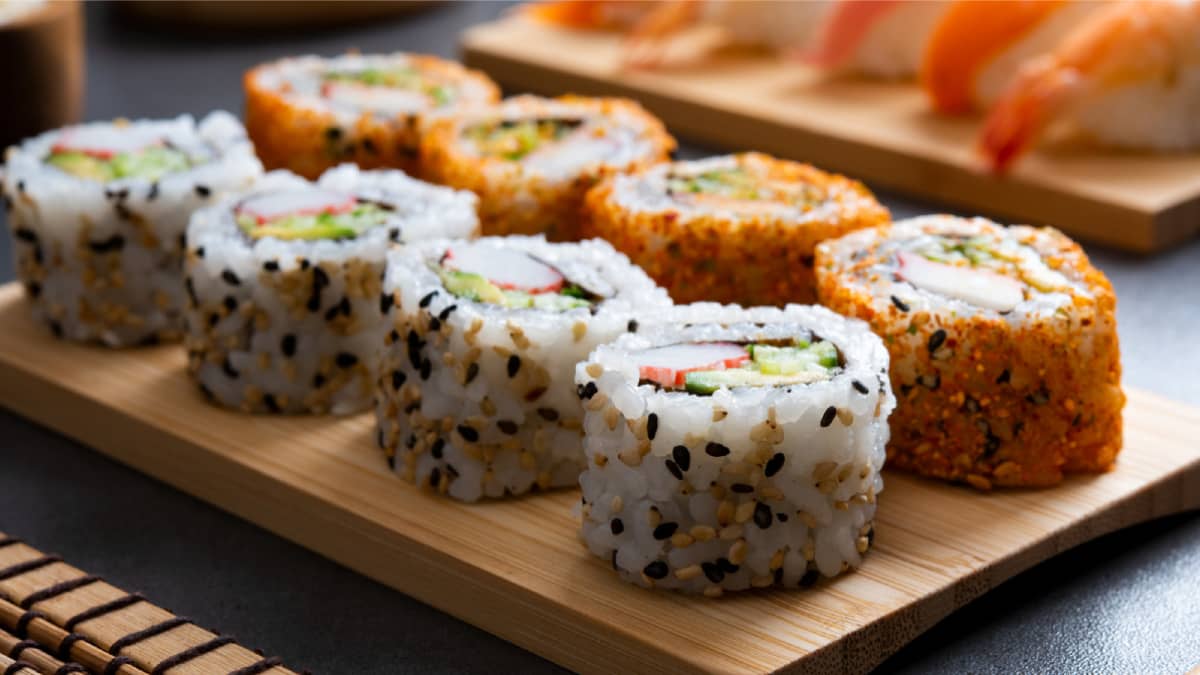 common sushi rolls