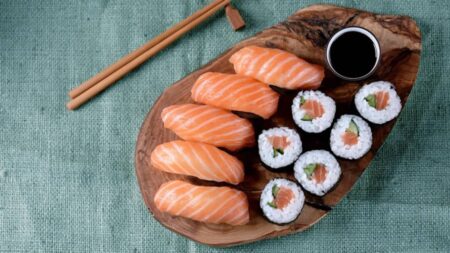 sashimi and sushi